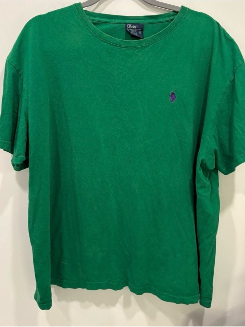 Polo Ralph Lauren T Shirt
Mens Green Crew neck Blue
poney